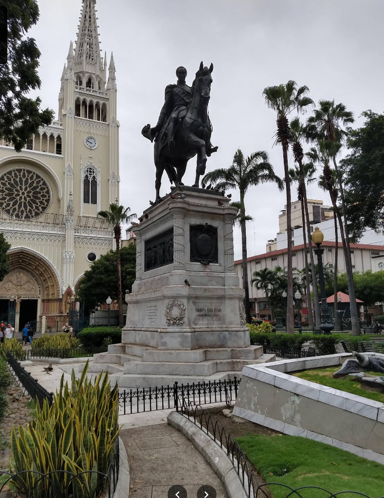 Statue of Simon Bolivar, Guayaquil, Ecuador